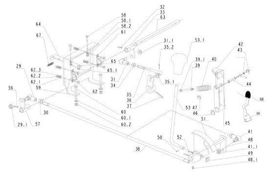 Transmission (2/2) APACHE 92 4x4 EVO Cat.2012 Garden tractor