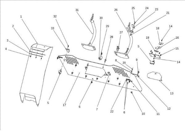 Chute and collector assy OM 124J/22 H Cat.2012 Garden tractor
