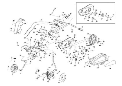 Complete illustrated parts list MH 150R - MH 150RX Rotary tiller