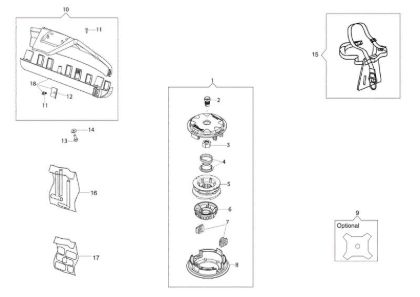 Accessories BC 220 T (EURO 2) Brushcutter