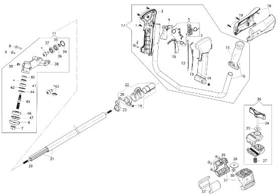 Transmission BC 240 T (EURO 2) Brushcutter