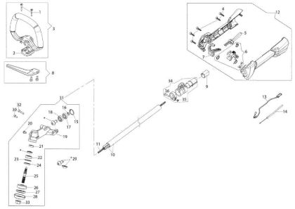 Transmission BC 24 S (EURO 1) Brushcutter