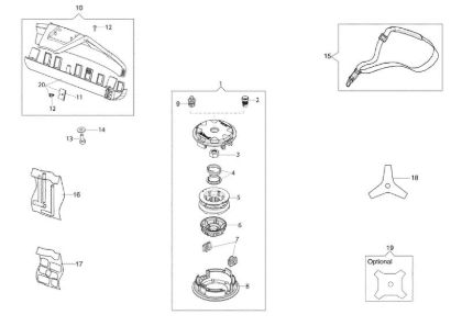 Accessories BC 24 S (EURO 1) Brushcutter