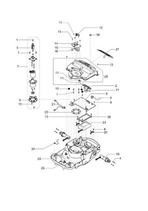 Motor assy ORION 1200 Robot