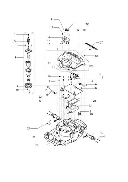Motor assy ORION 1200 Robot