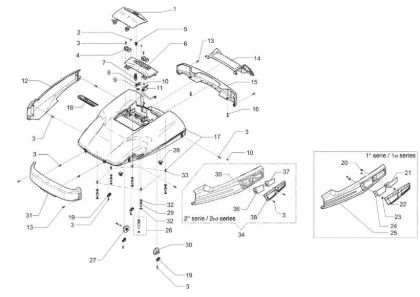 Deck assembly ORION 1200 Robot