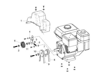 Complete engine ARTIK 56 Snow blower