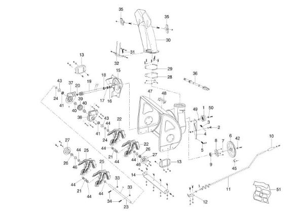 Snow thrower assy ARTIK 56 Snow blower