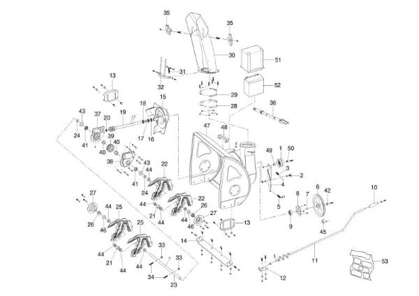 Snow thrower assy ARTIK 56 EL Snow blower