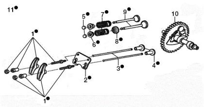 Valves ARTIK 56 EL Snow blower