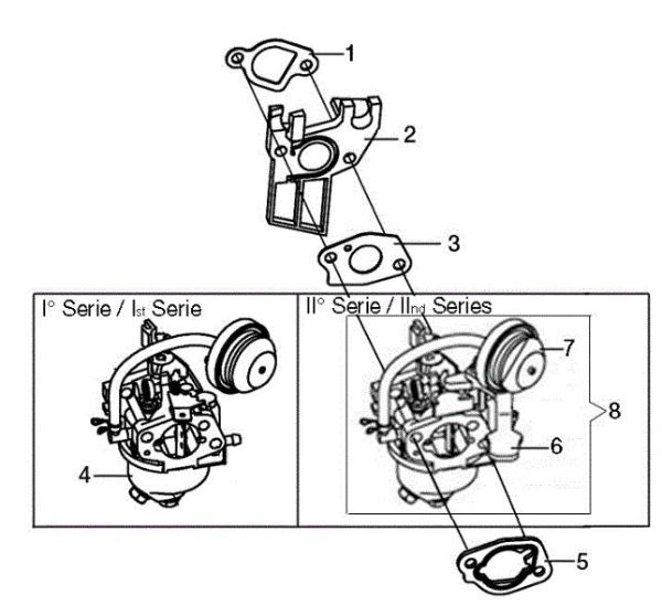 Carburetor ARTIK 56 EL Snow blower