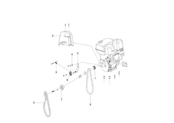 Complete engine ARTIK 70 ELD Snow blower