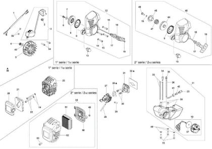 Ignition system HC 265 XP Hedgetrimmer