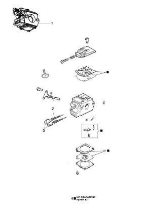 Carburetor WT-1053 BC 430 T Brushcutter