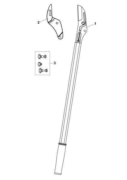 Coupe-branches TR80M Accessories for chainsaws and pruners