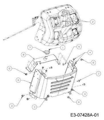 Dashboard (2/2) KROSSER 80/12,5 T Cat.2013 Garden tractor