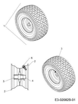 Front wheels KROSSER 80/12,5 T Cat.2013 Garden tractor