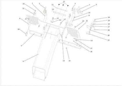 Chute and collector assy OM 106S/15,5H Cat.2013 Garden tractor
