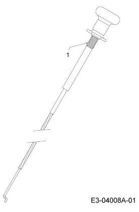 Starter cable TORNADO 108/18,5 H Cat.2013 Garden tractor