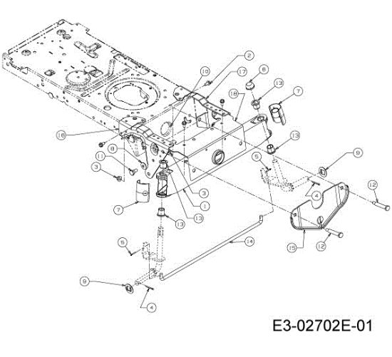 Front axle (1/2) TORNADO 95/11,5 T Cat.2013 Garden tractor