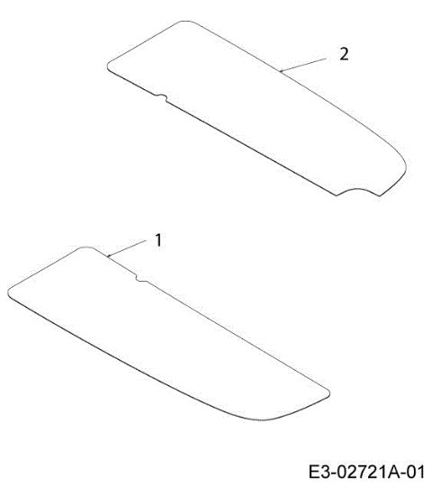 Foot pads TORNADO 95/11,5 T Cat.2013 Garden tractor