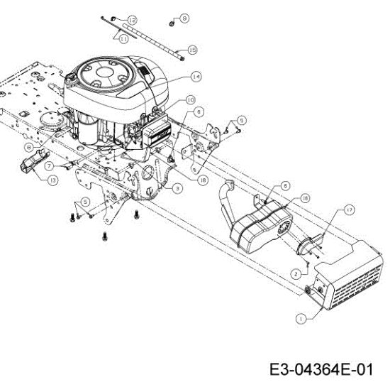 Engine TORNADO 97/13 T Cat.2013 Garden tractor