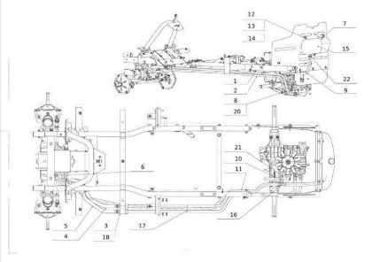 Hydraulic distribution APACHE 92 4x4 EVO Cat.2013 Garden tractor