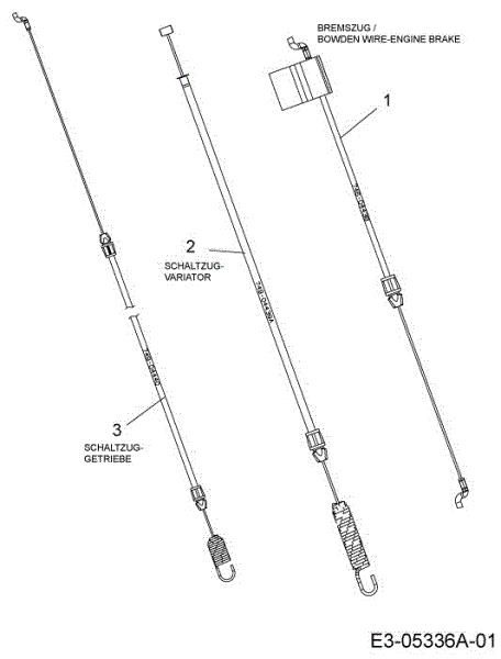 Cables G 55 VBX 4-IN-1 Cat. 2013 Lawnmower