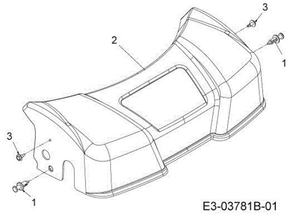 Protective guard G 55 VBX 4-IN-1 Cat. 2013 Lawnmower