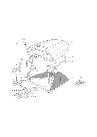 Grassbag OM 101C/16K H Cat.2013 Garden tractor