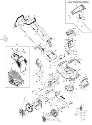 Illustrated parts list MAX 53 THX ALLROAD ALUMINIUM Lawnmower