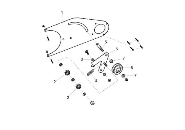 Transmission assy ARTIK 52 Snow blower