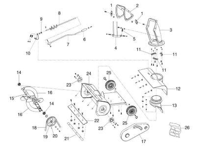 Snow thrower assy ARTIK 52 Snow blower
