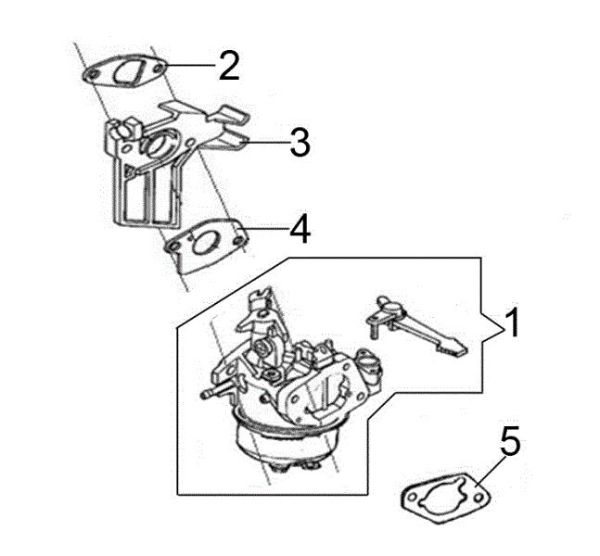Carburetor ARTIK 52 Snow blower