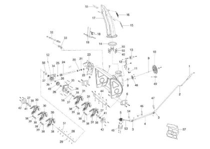 Snow thrower assy ARTIK 72 ELDT Snow blower