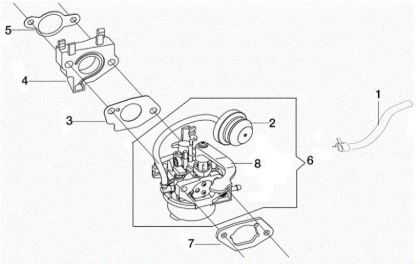 Carburetor ARTIK 72 ELDT Snow blower