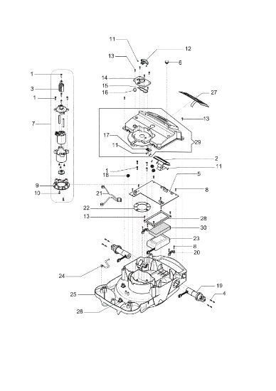 Motor assy ORION 700 Robot