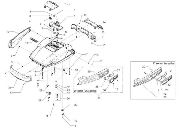 Deck assembly ORION 700 Robot