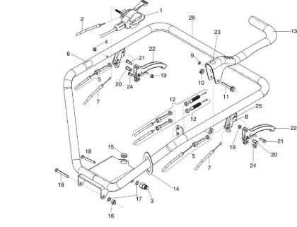 Control box (Handle-bar) CR 450 Transporter