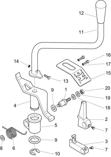 Selector switch 3+1 CR 450 Transporter