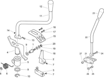 Selector switch 4+2 CR 560 Transporter