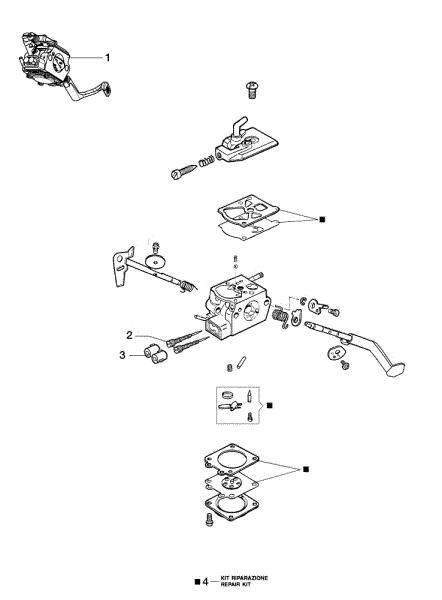 Carburetor BC 240 H Hedgetrimmer