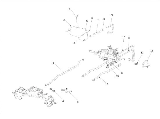 Hydraulic distribution OM 106S/24H 4X4 France Cat.2014 Garden tractor