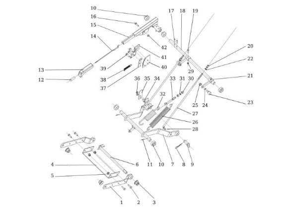 Mowing control OM 106S/15,5H Cat.2014 Garden tractor