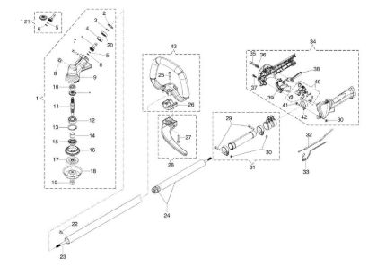 Transmission BC 350 S Brushcutter