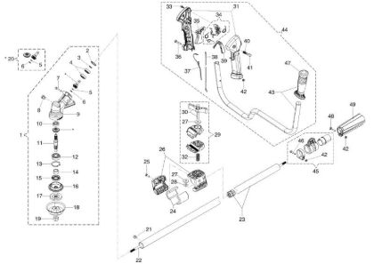 Transmission BC 350 T Brushcutter