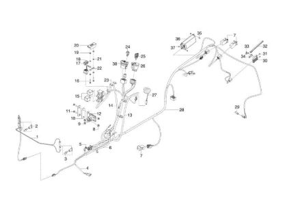 Electrical parts OM 95/16 K H Garden tractor