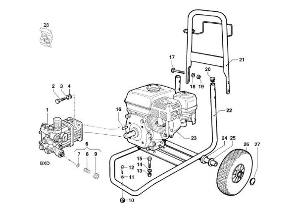 Deck PWX 200 C High-pressure washer