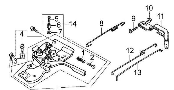 Control lever PWX 200 C High-pressure washer