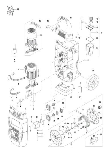 Deck PW 175 C High-pressure washer